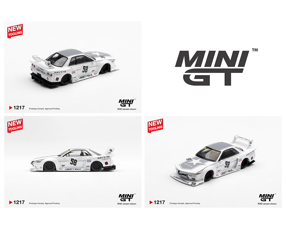 (PRE-ORDER 2026) Mini GT 1:64-Nissan GT-R32 LB-Kaido Works TAS 2025 MGT01217-BL