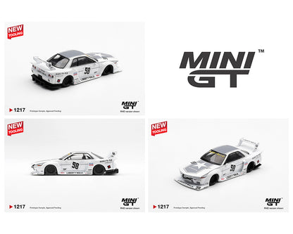 (PRE-ORDER 2026) Mini GT 1:64-Nissan GT-R32 LB-Kaido Works TAS 2025 MGT01217-BL