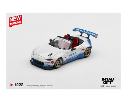 (PRE-ORDER 2026) Mini GT 1:64-Mazda Miata MX-5 (ND) Pandem IMSA MGT01222-BL