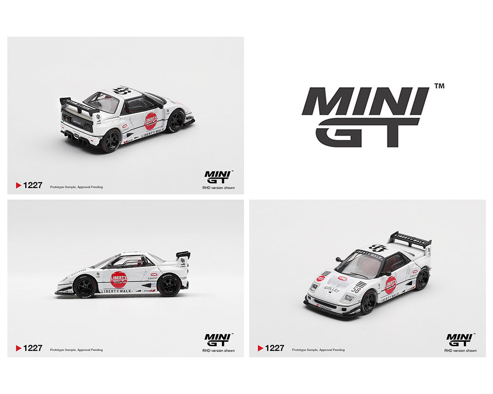 (PRE-ORDER 2026) Mini GT 1:64-Mazda AZ-1 Liberty Walk LB40 LB-Hinomaru MGT01227-BL