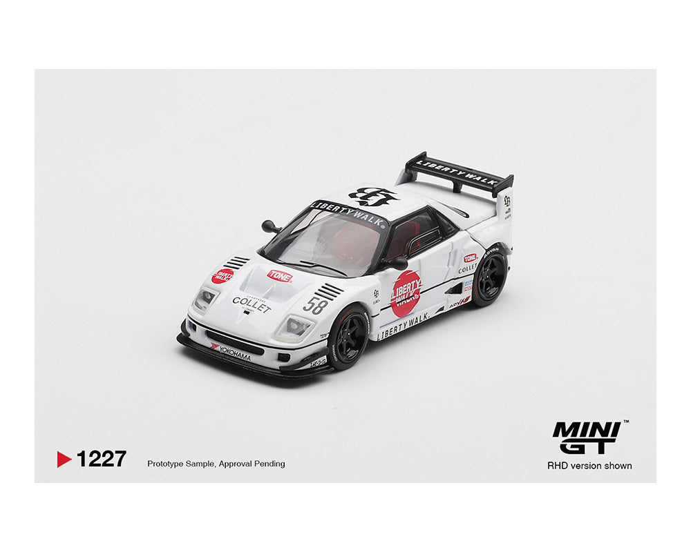 (PRE-ORDER 2026) Mini GT 1:64-Mazda AZ-1 Liberty Walk LB40 LB-Hinomaru MGT01227-BL