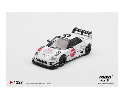(PRE-ORDER 2026) Mini GT 1:64-Mazda AZ-1 Liberty Walk LB40 LB-Hinomaru MGT01227-BL