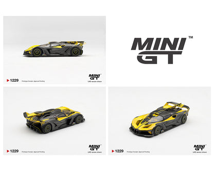 (PRE-ORDER 2026) Mini GT 1:64-Bugatti Bolide – Yellow MGT01229-BL