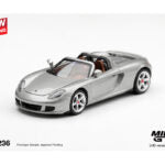 (PRE-ORDER 2026) Mini GT 1:64 Porsche Carrera GT Argent Limited Edition MGT01236-BL