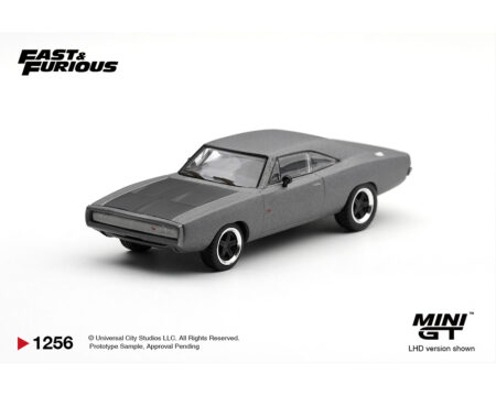 (PRE-ORDER 2027) Mini GT 1:64 Dodge Charger – Fast &amp; Furious – Dominic Toretto – Édition limitée – MGT01256-BL