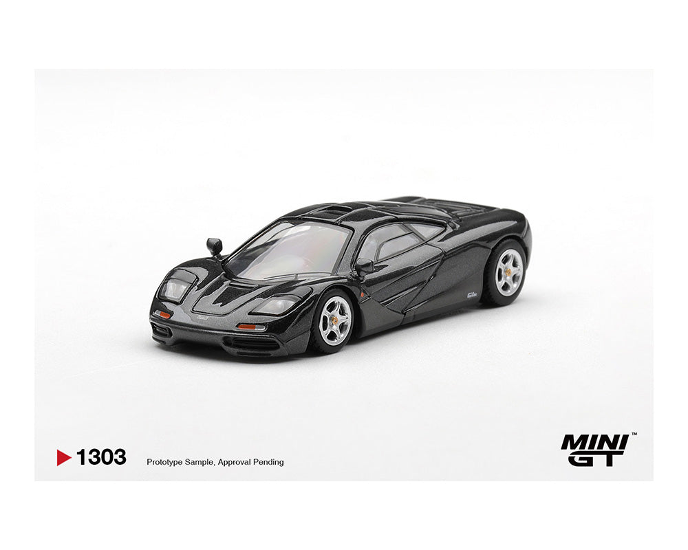 (PRE-ORDER 2026) Mini GT 1:64 McLaren F1 Blue Black Metallic – Limited Edition (MGT01303-BL)