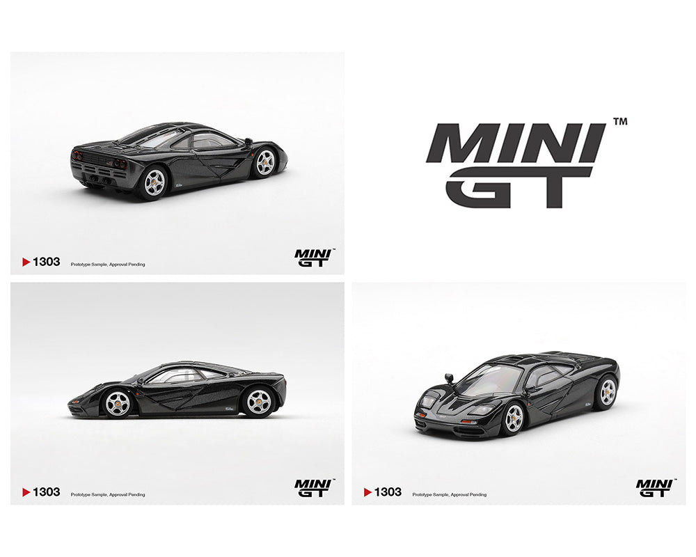 (PRE-ORDER 2026) Mini GT 1:64 McLaren F1 Blue Black Metallic – Limited Edition (MGT01303-BL)