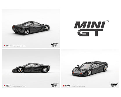 (PRE-ORDER 2026) Mini GT 1:64 McLaren F1 Blue Black Metallic – Limited Edition (MGT01303-BL)