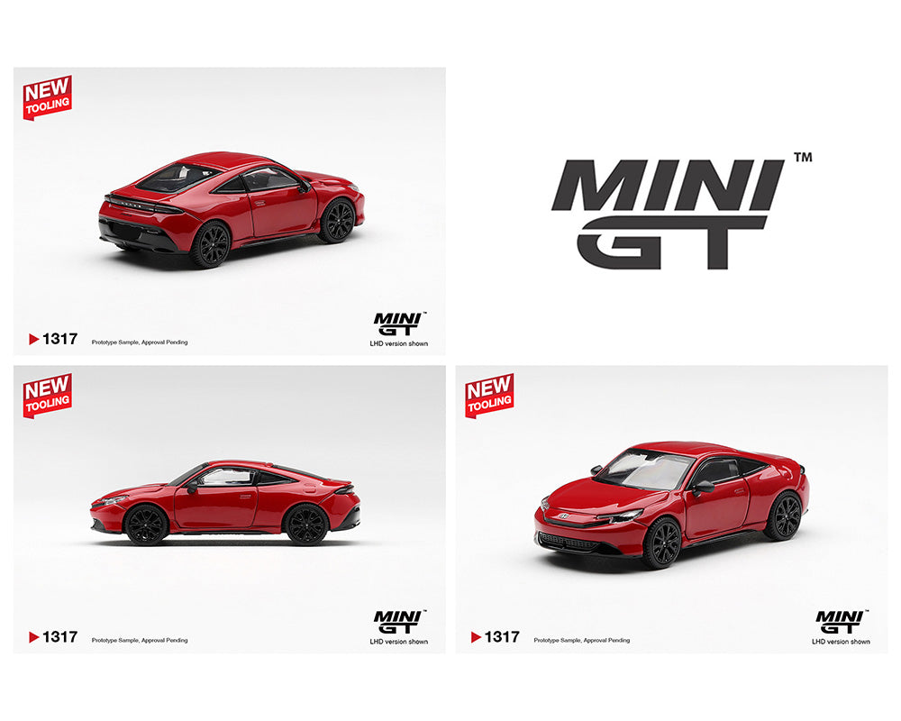 (PRE-ORDER 2026) Honda Prelude Rallye Red - Mini GT 1:64 - MGT01317-BL