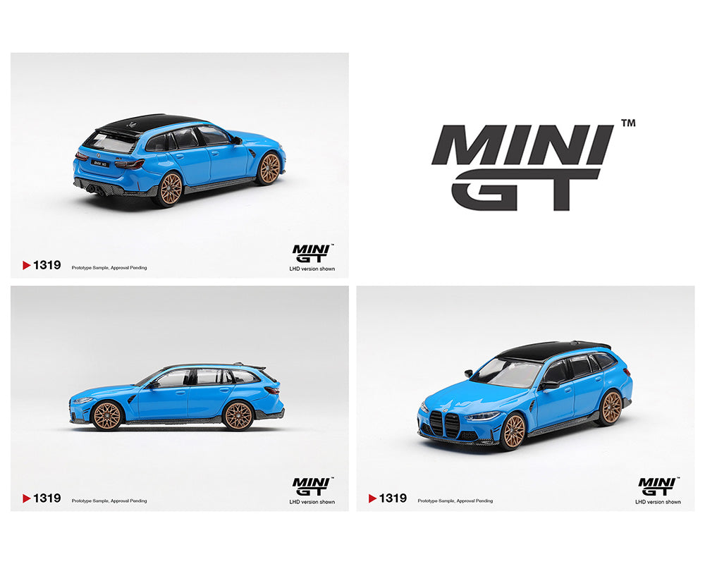 (PRE-ORDER 2026) BMW M3 M Performance Touring Riviera Blue - Mini GT 1:64 - MGT01319-BL
