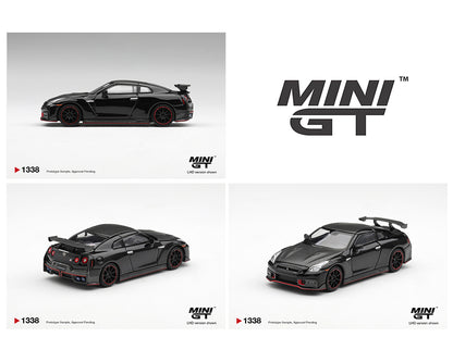 (PRE-ORDER 2027) Mini GT 1:64 Nissan GT-R Nismo 2024 – Black – Limited Edition – MGT01338-BL