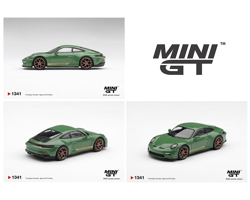 (PRE-ORDER 2027) Mini GT 1:64 Porsche 911 (992) GT3 Touring – Auratium Green – Limited Edition – MGT01341-BL