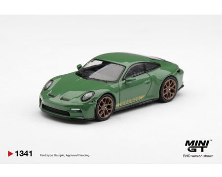 (PRE-ORDER 2027) Mini GT 1:64 Porsche 911 (992) GT3 Touring – Auratium Green – Limited Edition – MGT01341-BL