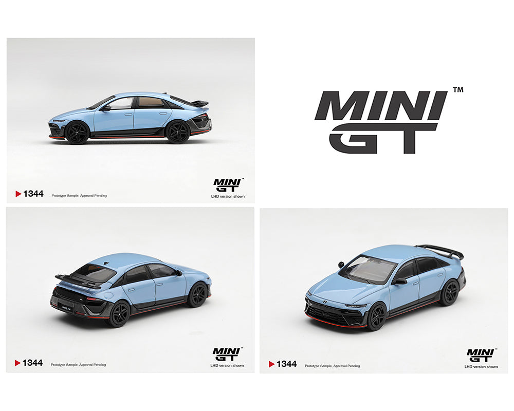 (PRE-ORDER 2027) Mini GT 1:64 Hyundai Ioniq 5 N Performance Blue Pearl – Korea Exclusives – MGT01345-L