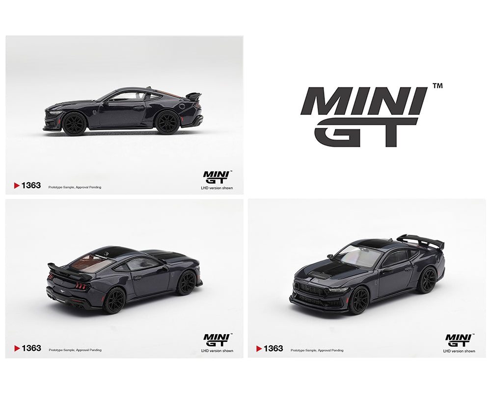 (PRE-ORDER 2027) Mini GT 1:64 Ford Mustang Dark Horse – Blue Ember – Limited Edition – MGT01363-BL