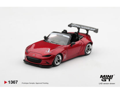 (PRE-ORDER 2027) Mini GT 1:64 Mazda Miata MX-5 (ND) Pandem – Kodo Red – Limited Edition – MGT01367-BL