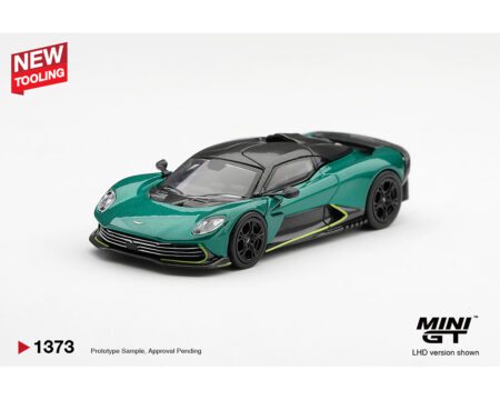 (PRE-ORDER 2026) Mini GT 1:64 Aston Martin Valhalla – Podium Green – Blister Pack – Limited Edition – MGT01373-BL