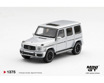 (PRE-ORDER 2026) Mini GT 1:64 Mercedes-AMG G 63 – Argent Métallisé – Édition Limitée – MGT01375-BL