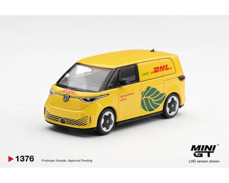(PRE-ORDER 2026) Mini GT 1:64 Volkswagen ID.Buzz DHL Electric – Blister Pack – Limited Edition – MGT01376-BL