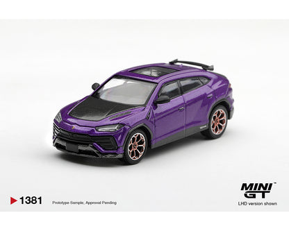 (PRE-ORDER 2027) Mini GT 1:64 Lamborghini Urus Performante Viola Pasifae – Limited Edition – MGT01381-BL