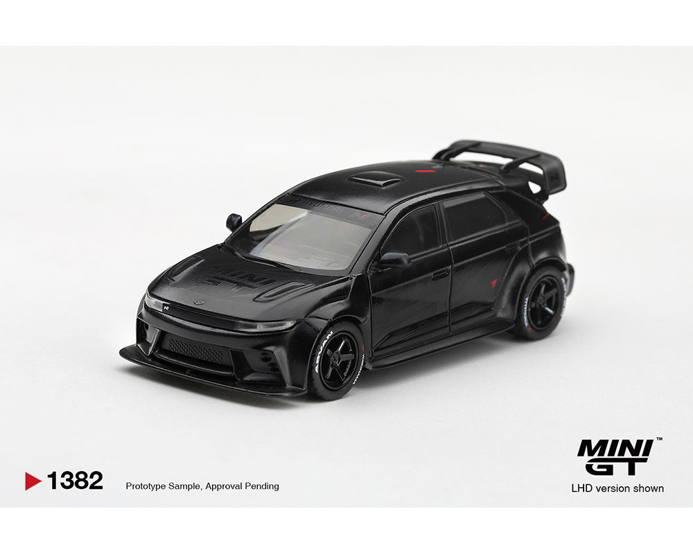 (PRE-ORDER 2027) Mini GT 1:64 Hyundai Ioniq 5 N RS-01T Stealth – Limited Edition – MGT01382-BL