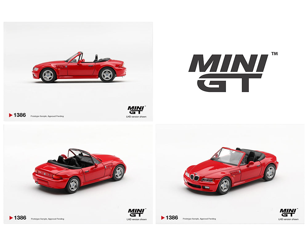 (PRE-ORDER 2027) Mini GT 1:64 BMW Z3 Hellrot Red – Limited Edition – MGT01386-BL