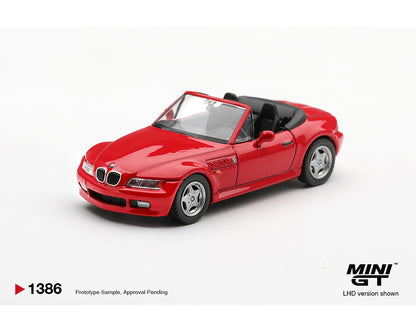 (PRE-ORDER 2027) Mini GT 1:64 BMW Z3 Hellrot Red – Limited Edition – MGT01386-BL