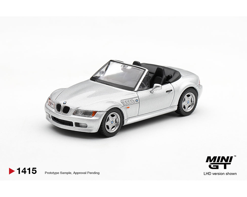 (PRE-ORDER 2026/2027) Mini GT 1:64 BMW Z3 Titanium Silver – Limited Edition – MGT01415-BL
