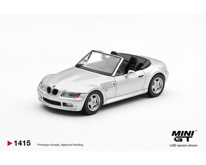 (PRE-ORDER 2026/2027) Mini GT 1:64 BMW Z3 Titanium Silver – Limited Edition – MGT01415-BL