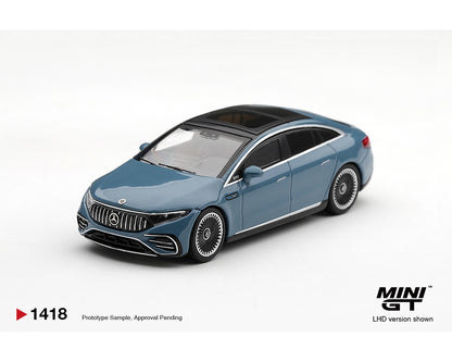 (PRE-ORDER 2026/2027) Mini GT 1:64 Mercedes-AMG EQS 53 Blue – Édition limitée – MGT01418-BL