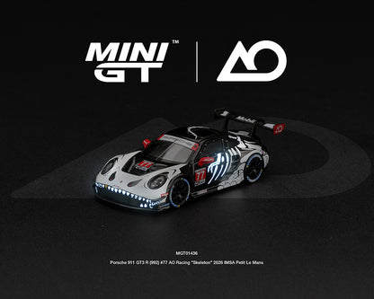 (PRE-ORDER 2027****LIMIT 2 PER CLIENT***) Mini GT 1:64- Porsche 911 GT3 R (992) 