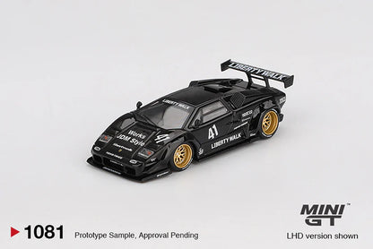 MINI GT-Lamborghini Countach LB-WORKS – Black (MGT01081-BL)