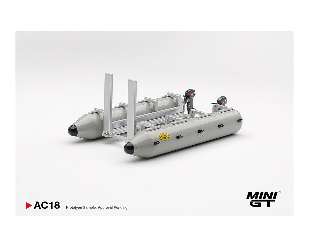 (PRE-ORDER 2026) Mini GT 1:64-Camel Trophy Pontoon Raft Camel MGTAC18
