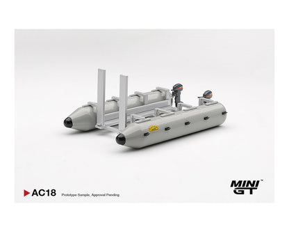 (PRE-ORDER 2026) Mini GT 1:64-Camel Trophy Pontoon Raft Camel MGTAC18