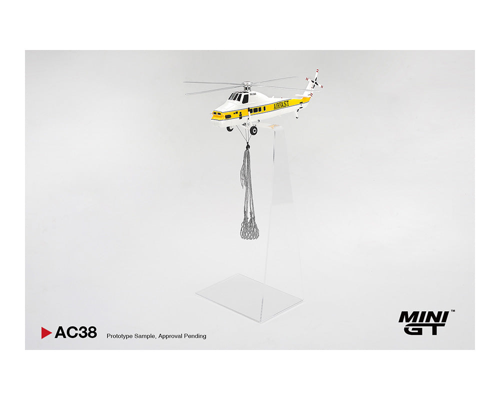 (PRE-ORDER 2026) Mini GT 1:64-Sikorsky S58T Helicopter 1985 Camel Trophy MGTAC38