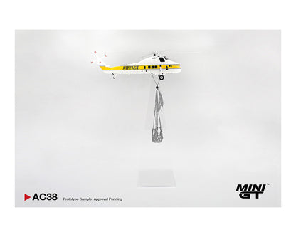 (PRE-ORDER 2026) Mini GT 1:64-Sikorsky S58T Helicopter 1985 Camel Trophy MGTAC38