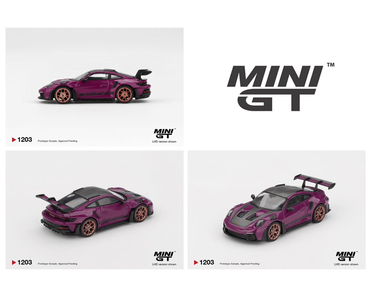 (PRE-ORDER 2026) Mini GT-Porsche 911 (992.1) Rubystone Red Set of 4 – Special Edition MGTS0021