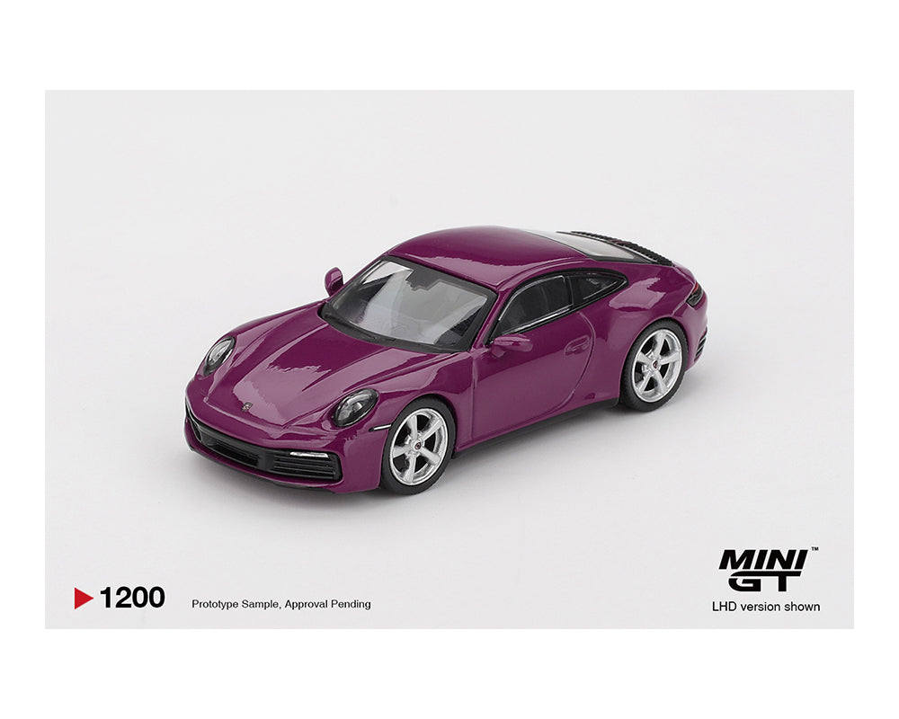 (PRE-ORDER 2026) Mini GT-Porsche 911 (992.1) Rubystone Red Set of 4 – Special Edition MGTS0021