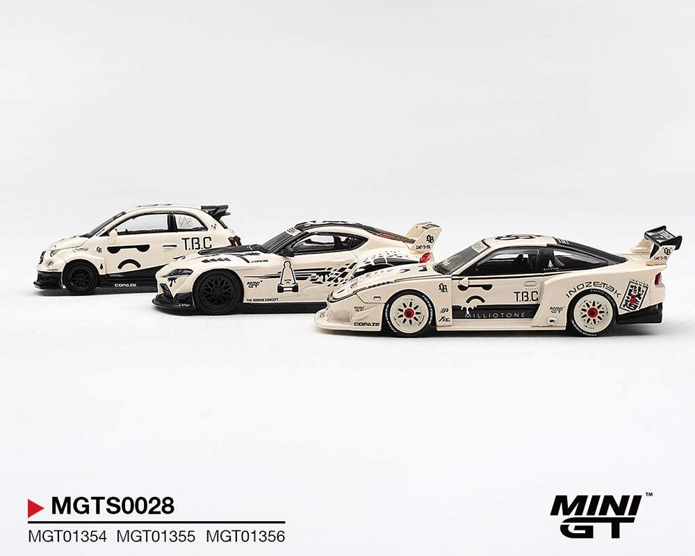 (PRE-ORDER 2027) Mini GT 1:64 INOZETEK x TBC Édition Salon 2026 – Ensemble de 3 voitures MGTS0028