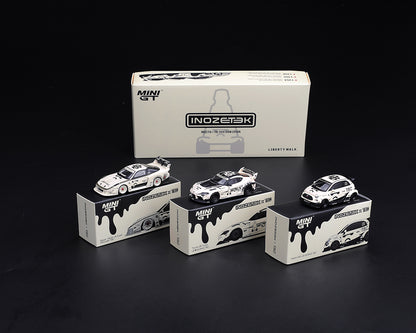 (PRE-ORDER 2027) Mini GT 1:64 INOZETEK x TBC Édition Salon 2026 – Ensemble de 3 voitures MGTS0028