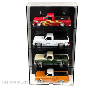 Vitrine Murale 1:24 pour 4 Voitures - MiJo Exclusives - MJ1019BK
