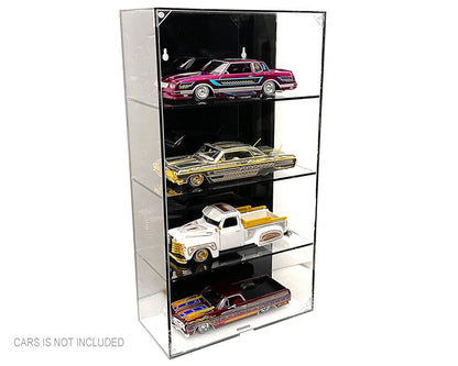 Vitrine Murale 1:24 pour 4 Voitures - MiJo Exclusives - MJ1019BK