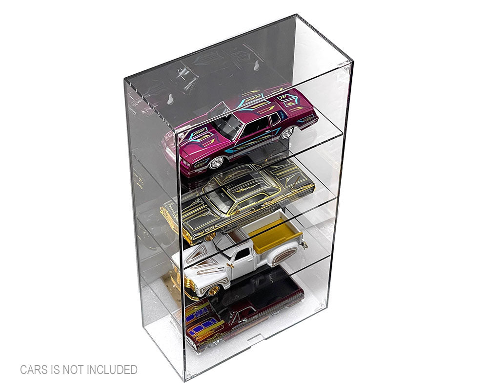 Vitrine Murale 1:24 pour 4 Voitures - MiJo Exclusives - MJ1019BK