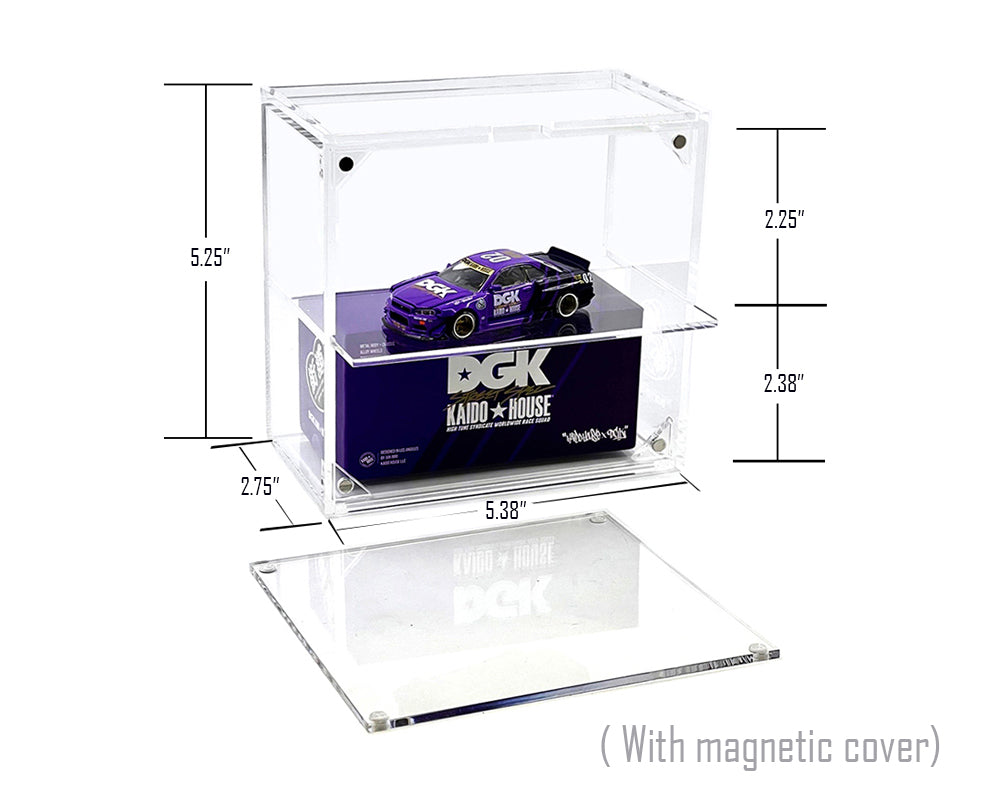 Vitrine 1:64 pour 2 voitures MiJo Exclusives - 5 x 2.5 x 4.75 - MJ13012