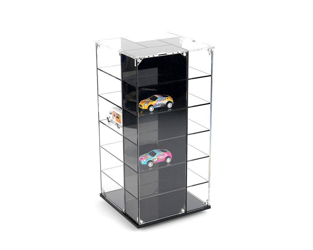 Vitrine Spinner 1:64 Acrylitower 24 Voitures Noire - MiJo Exclusives - MJ17032B