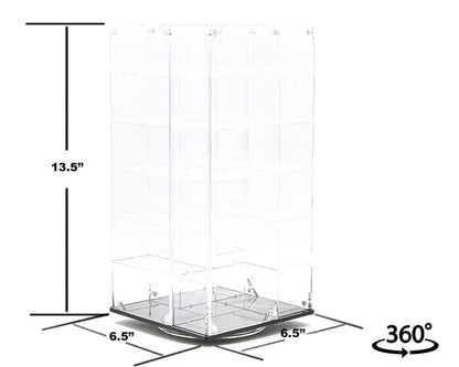 Vitrine Spinner 1:64 Acrylitower 24 Voitures Transparente - MiJo Exclusives - MJ17032