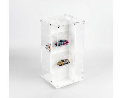 Vitrine Spinner 1:64 Acrylitower 24 Voitures Blanche - MiJo Exclusives - MJ17032W