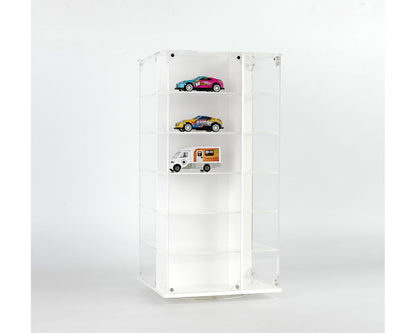 Vitrine Spinner 1:64 Acrylitower 24 Voitures Blanche - MiJo Exclusives - MJ17032W