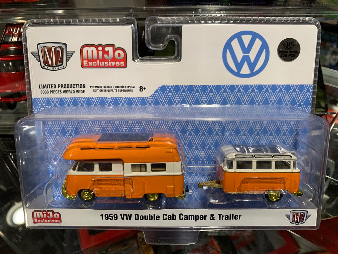 Chase Cars-1959 VW Double Cab Camper &amp; Trailer