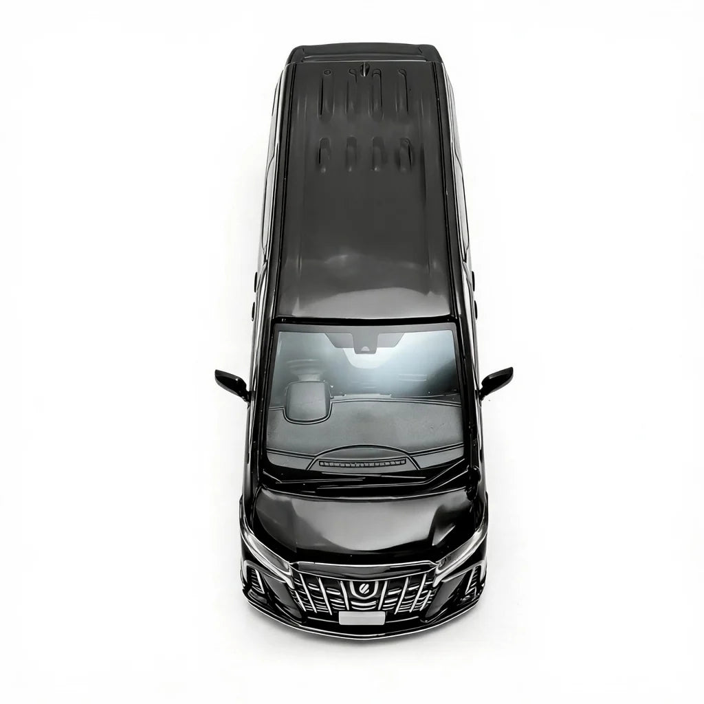 MODELMODEL 1:64 Toyota Alphard Customized Version Black (Emballage Blister) – MM64-Alphard-001